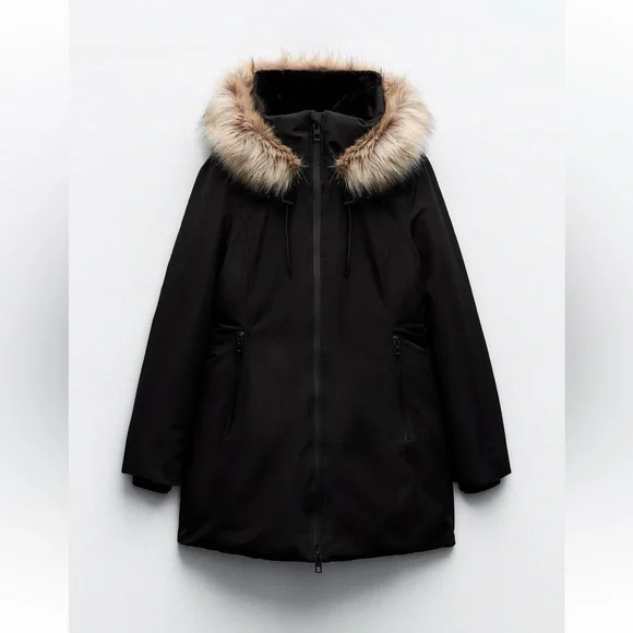 Zara | Jackets & Coats | Water And Wind Protection Parka